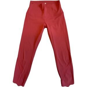 NWOT Lululemon Chianti Wunder Under Crop Roll Down Full-On Luxtreme Mesh Size 8